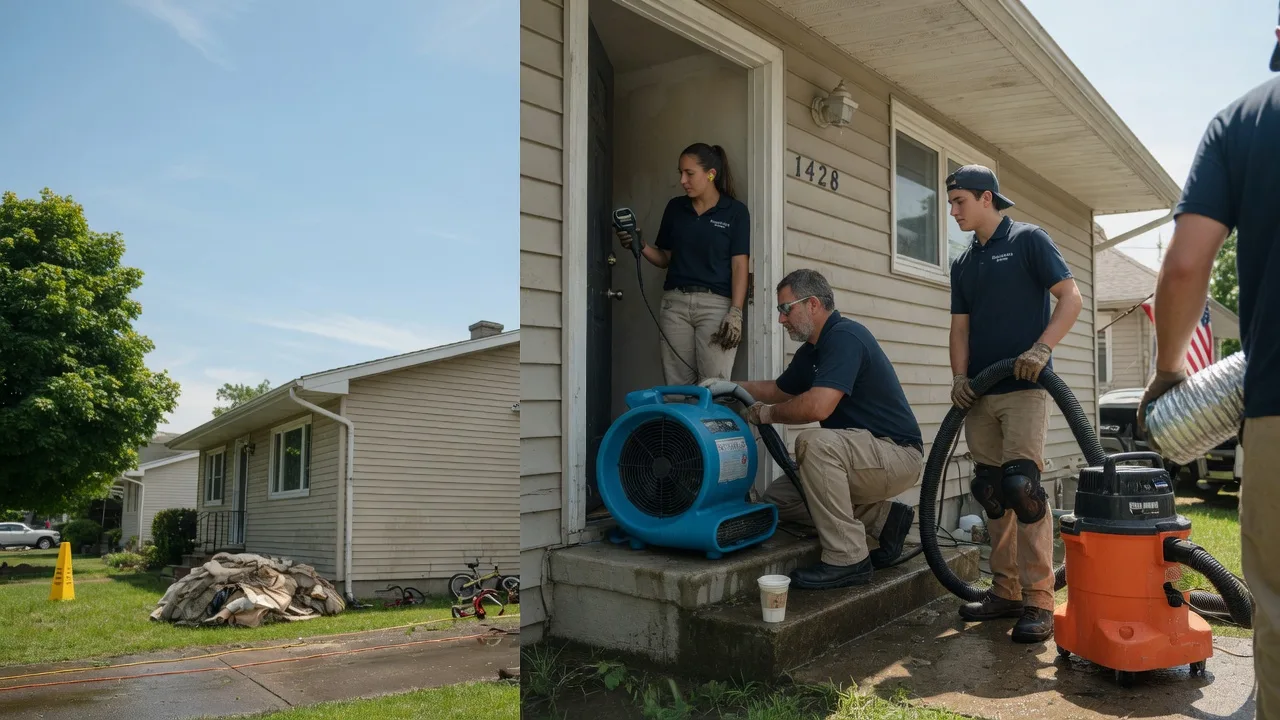 Water Damage Restoration in Cantrall, IL near me